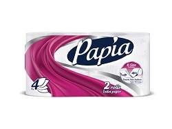 پاپیا دستمال توالت 4لایه 2رول